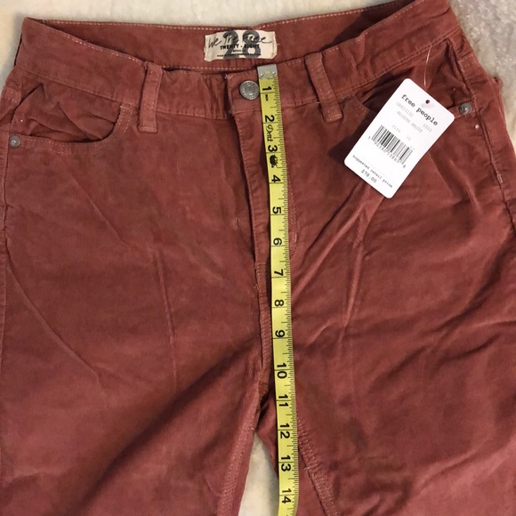 Free People High Waist Skinny Corduroy Pants - Picture 9 of 9